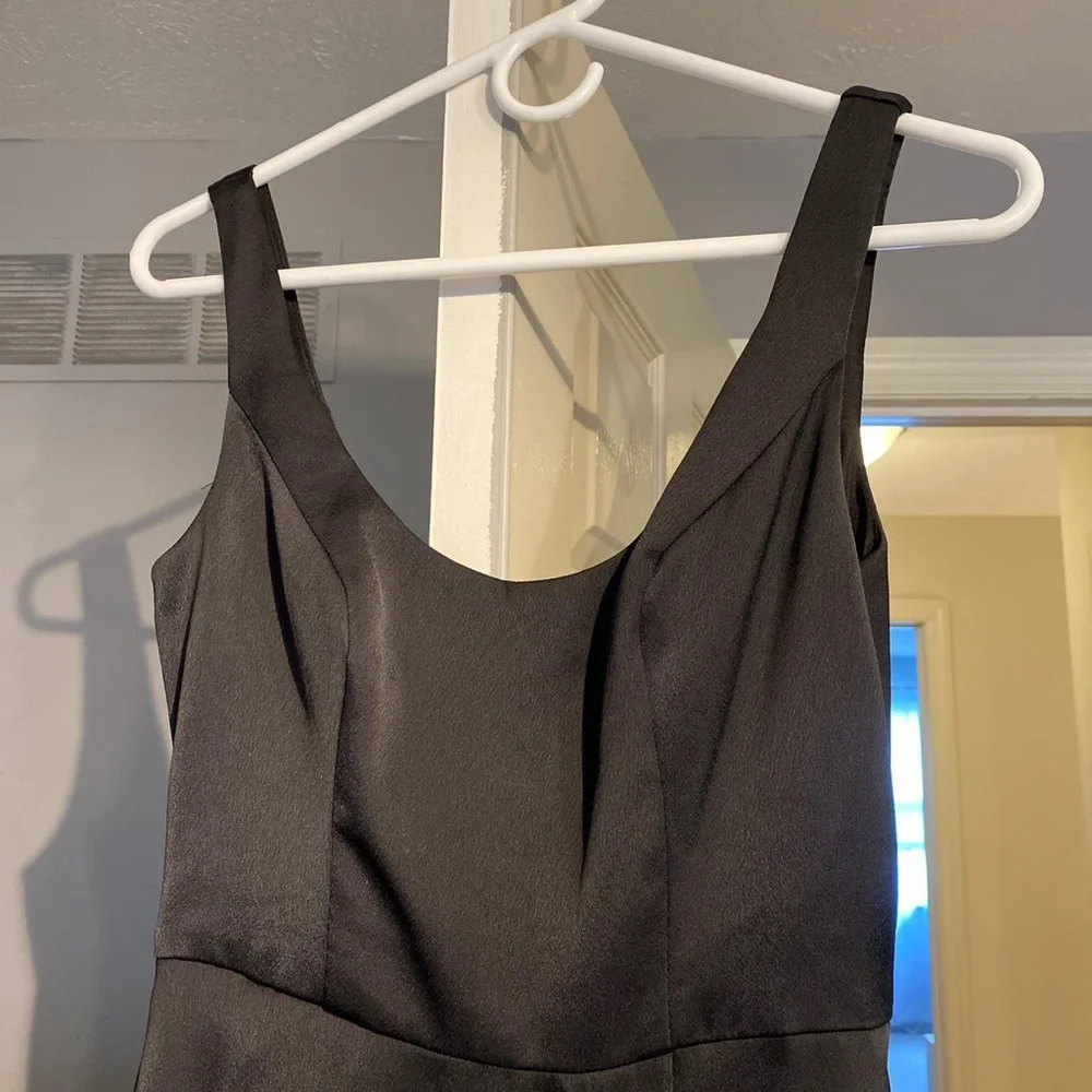 DAVIDS BRIDAL black bridesmaid dress - Picture 4 of 4